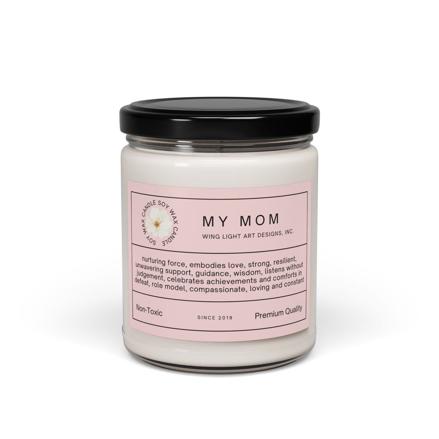 Scented Soy Candle for Mom, Aromatherapy Gift, Relaxation Candle, Non-Toxic Home Fragrance, Mother's Day Gift, Eco-Friendly Candle