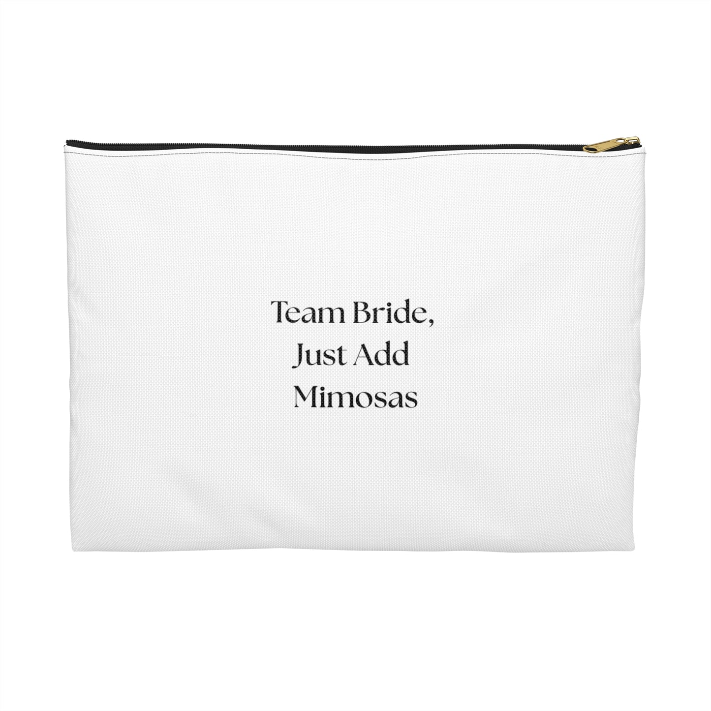 Bridal Party Accessory Pouch | Team Bride Organizer, Wedding Gift, Bachelorette Bash, Bridal Shower, Fun and Functional