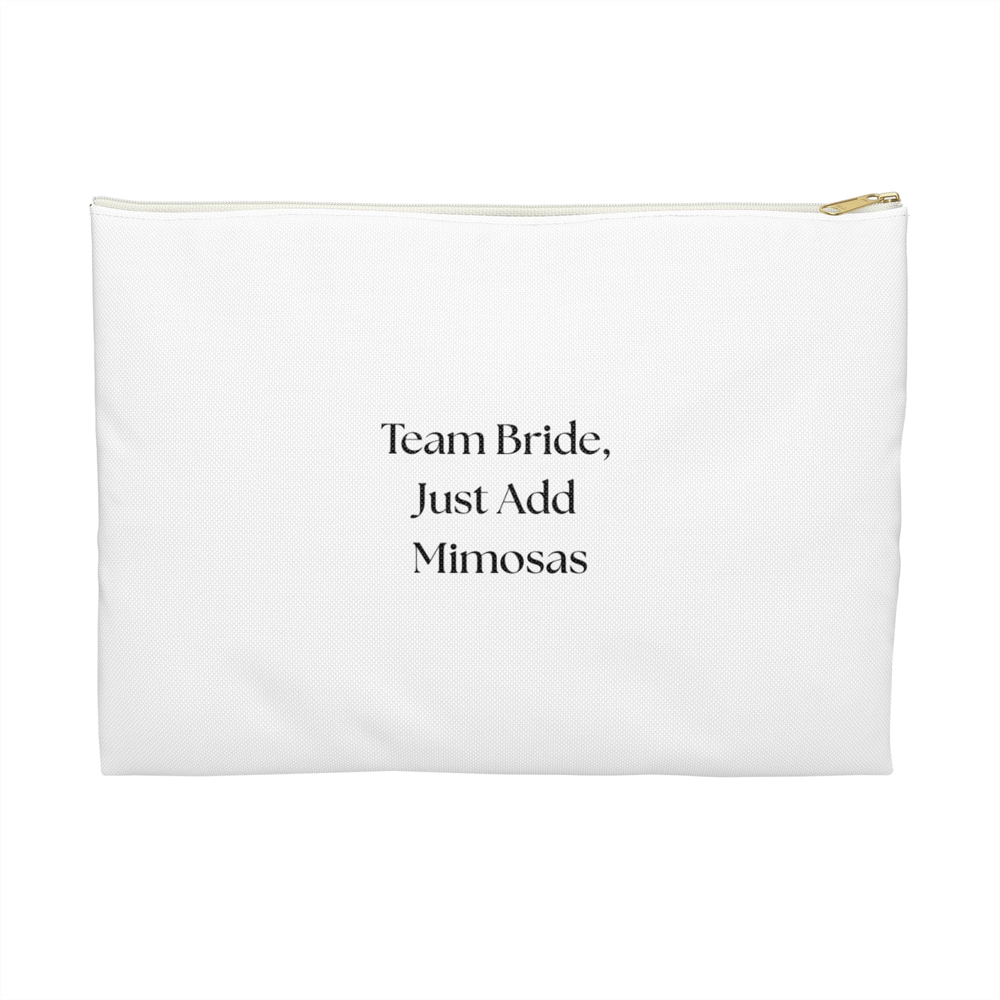 Bridal Party Accessory Pouch | Team Bride Organizer, Wedding Gift, Bachelorette Bash, Bridal Shower, Fun and Functional