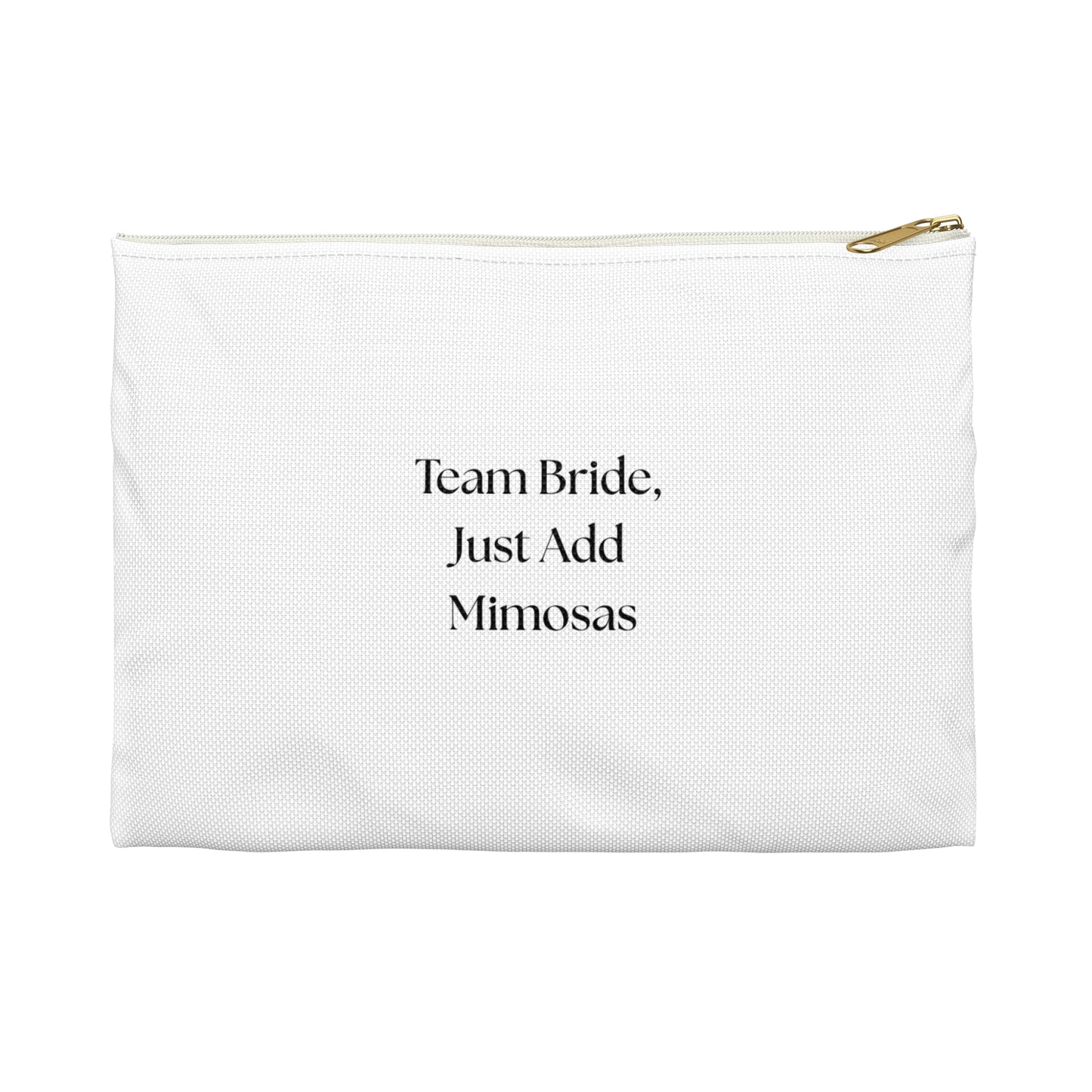 Bridal Party Accessory Pouch | Team Bride Organizer, Wedding Gift, Bachelorette Bash, Bridal Shower, Fun and Functional