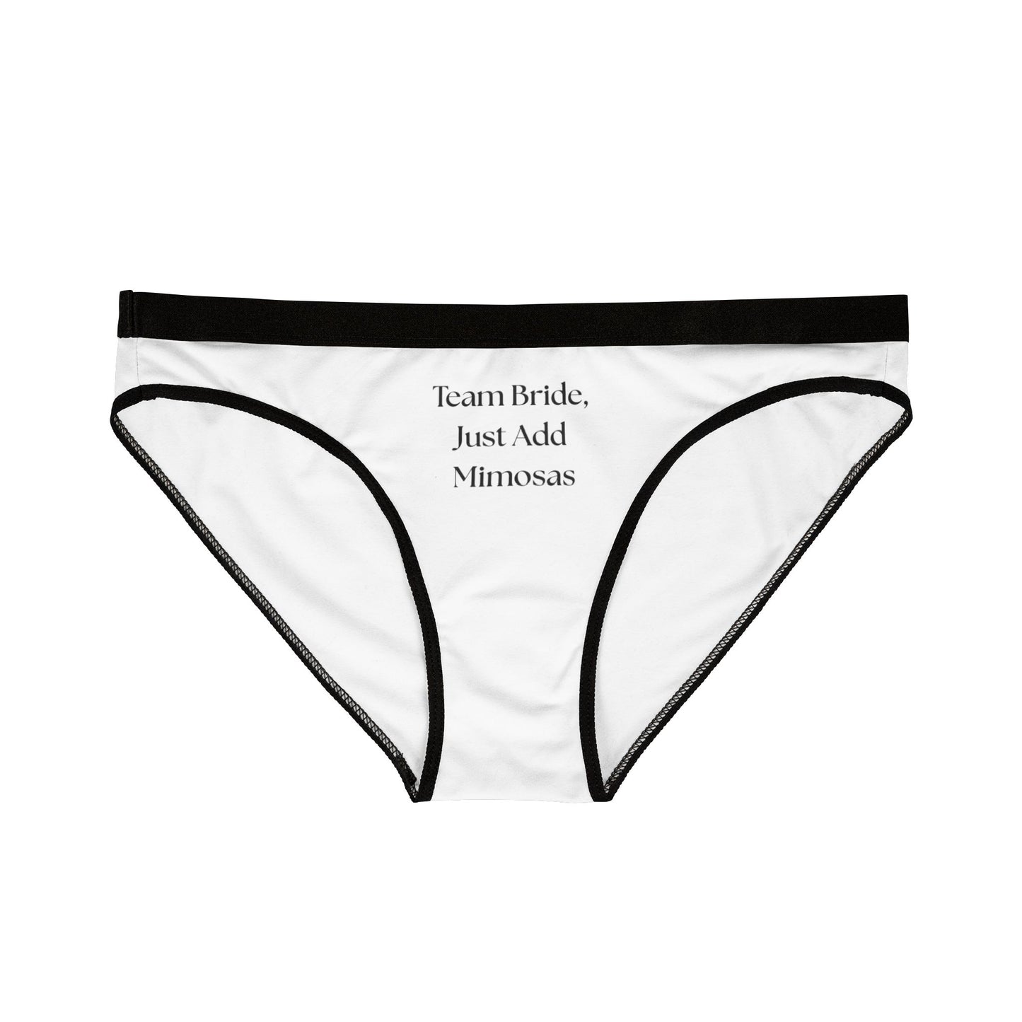 Bridal Party Underwear, Team Bride Lingerie, Just Add Mimosas Panties, Bachelorette Gifts, Wedding Celebration Underwear