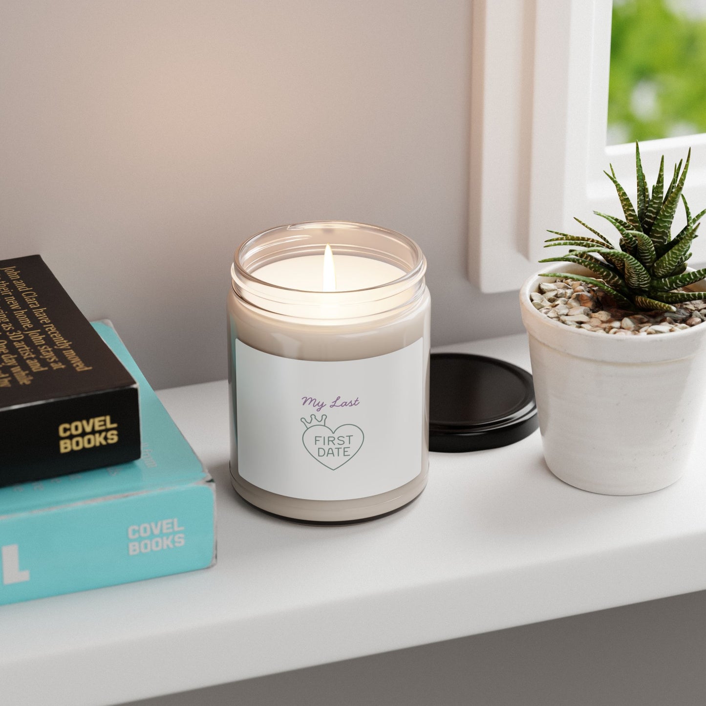 Romantic Scented Candle, My Last First Date Soy Candle, Gift for Couples, Home Decor, Anniversary, Engagement